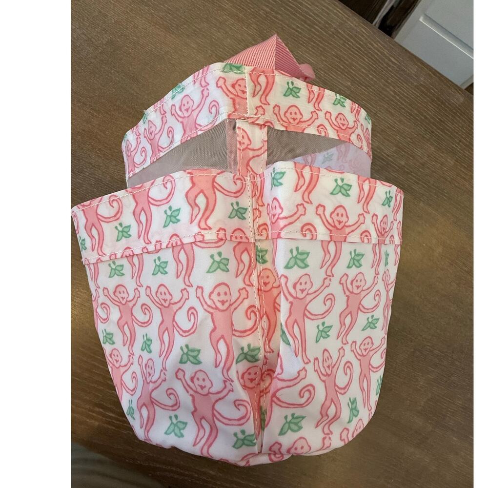 Roller Rabbit X Pottery Barn Teen Monkey Shower Caddy Cosmetic Basket Bag